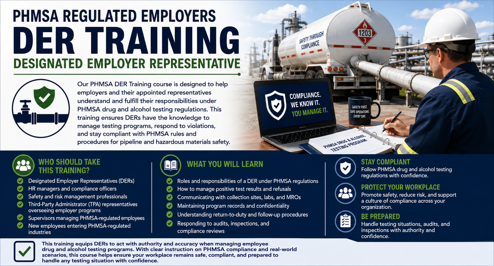 DER Training Modal Addendum: PHMSA
